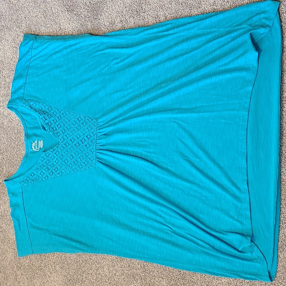 Blue Cotton Blouse